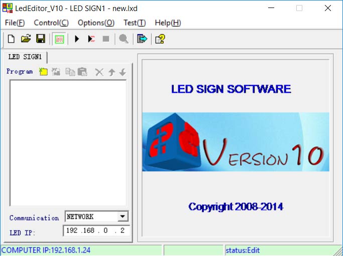 LEDEditor V10 User Guid