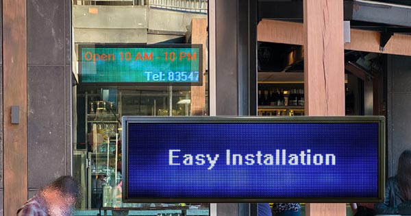 Window LED Signs