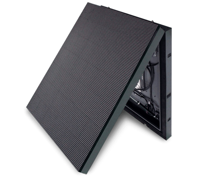 Front open service outdoor led sign cabinet